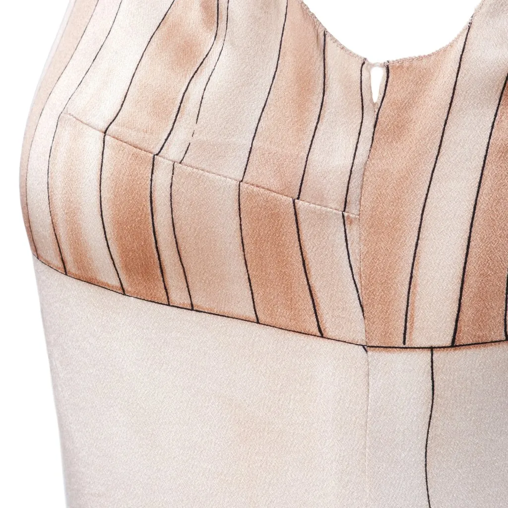 Prada Midi Silk Dress - '00s Pink Silk Good - Box View