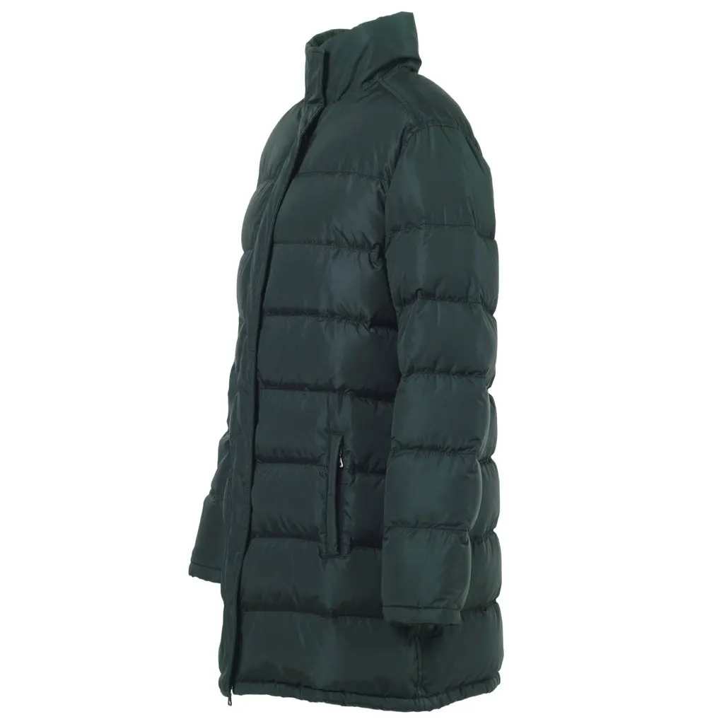 Prada Long Down Coat - '20s Green Good - Back View