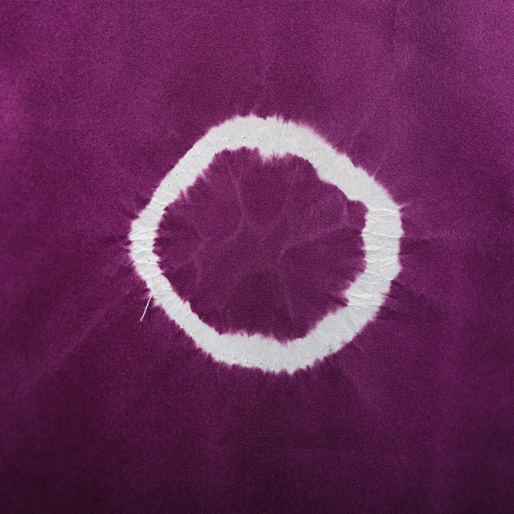 Miu Miu Purple Silk Dress - '10s Purple Silk Good - Model View