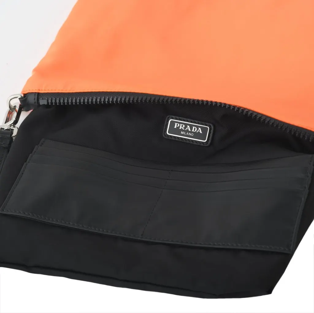 Prada Tessuto Clutch Orange - '10s Orange Good - Box View