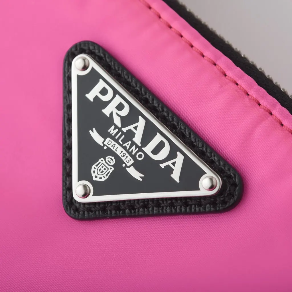 Prada Tessuto Clutch Pink - '10s Pink Good - Inside View
