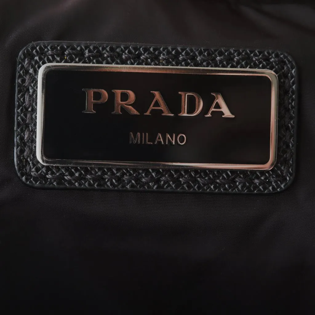 Prada Tessuto Clutch Pink - '10s Pink Good - Model View