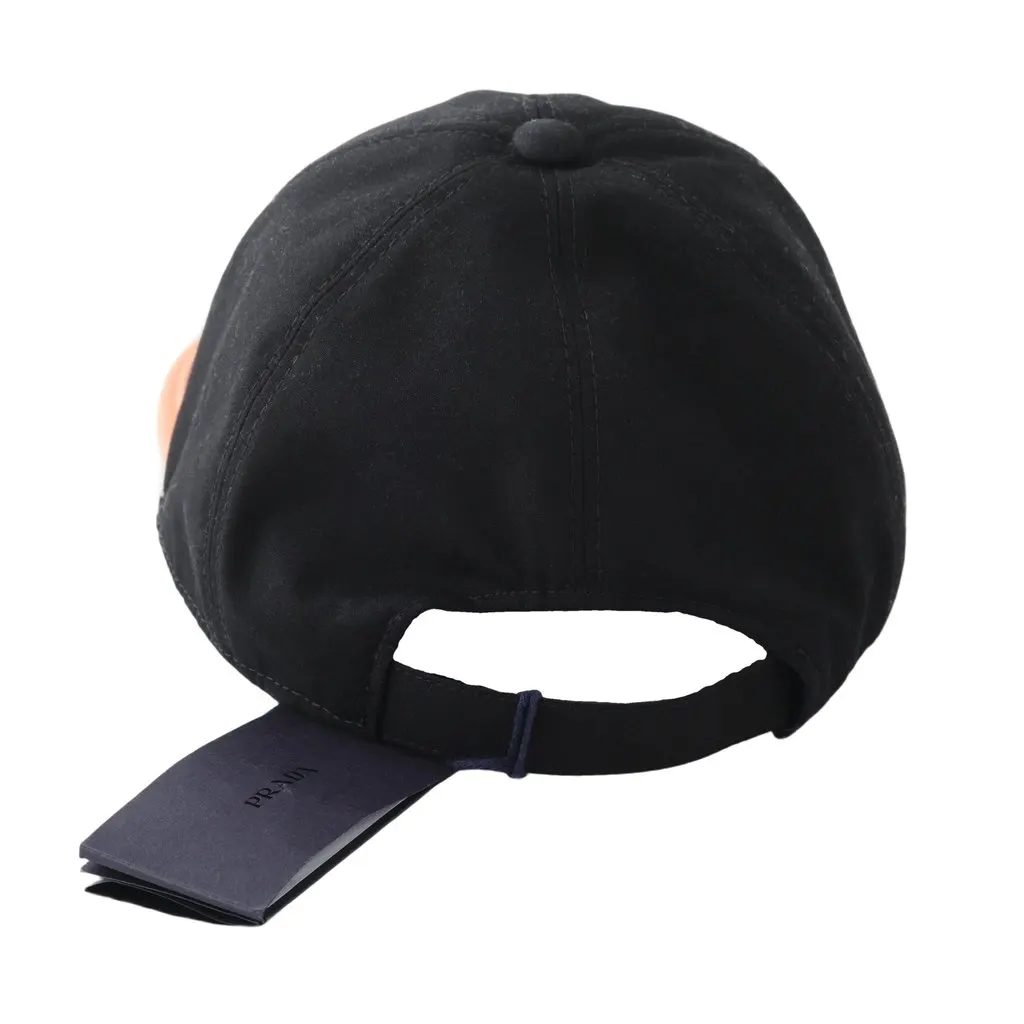 Prada Black Cap - '20s Black Cotton Good - Inside View