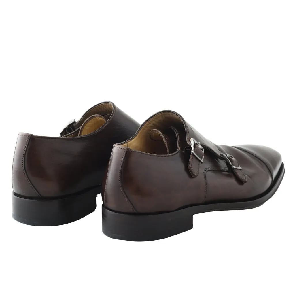 Unsigned Giovanni Aiello Leather Loafers - '10s Brown Leather Good - Inside View