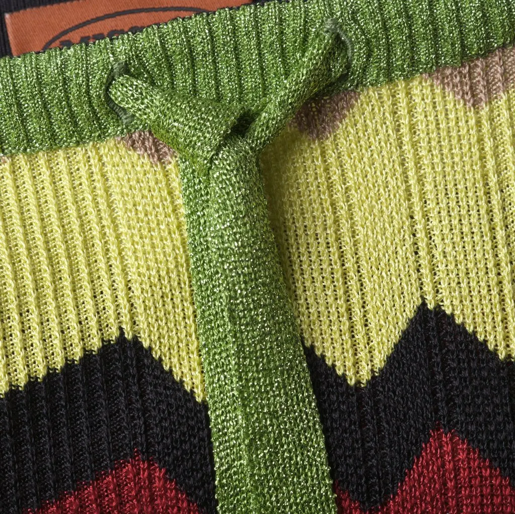 Missoni Zigzag Knitted Skirt - '00s MultiColor Good - Model View