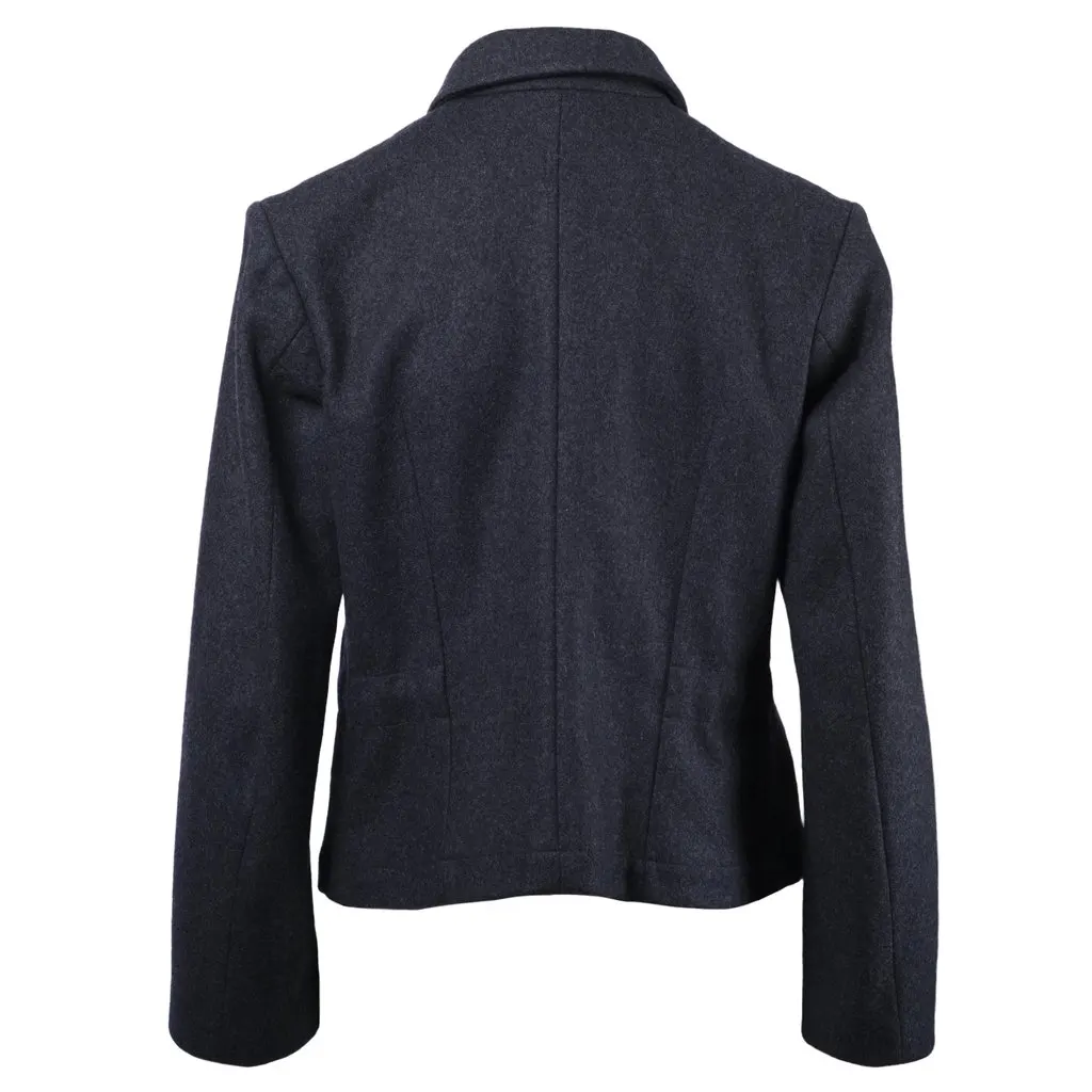 Comme des Garçons Pins Cross Wool Jacket - '10s Red Wool Good - Inside View