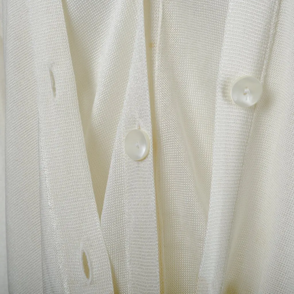 Maison Martin Margiela Martin Margiela Cardigan - '10s White Good - Model View