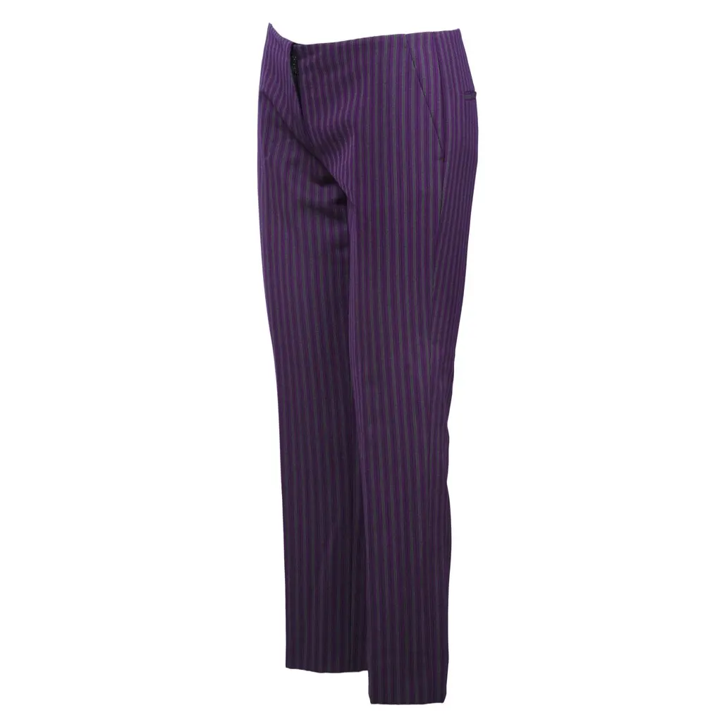 Miu Miu Striped Pants - '10s Red Good - Back View