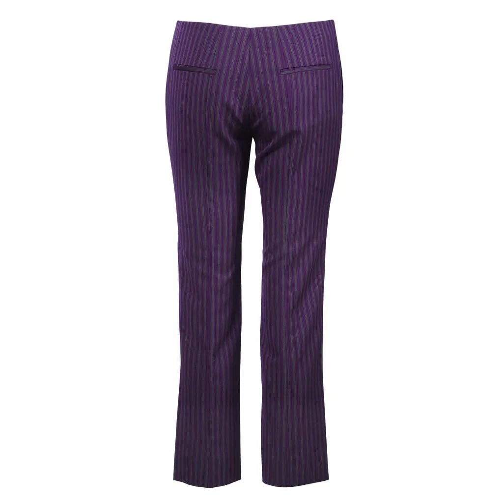 Miu Miu Striped Pants - '10s Red Good - Inside View