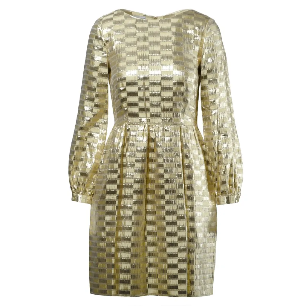 Philosophy Alberta Ferretti Philosophy by Alberta Ferretti Sequin Mini Dress - '10s White Good - Front View
