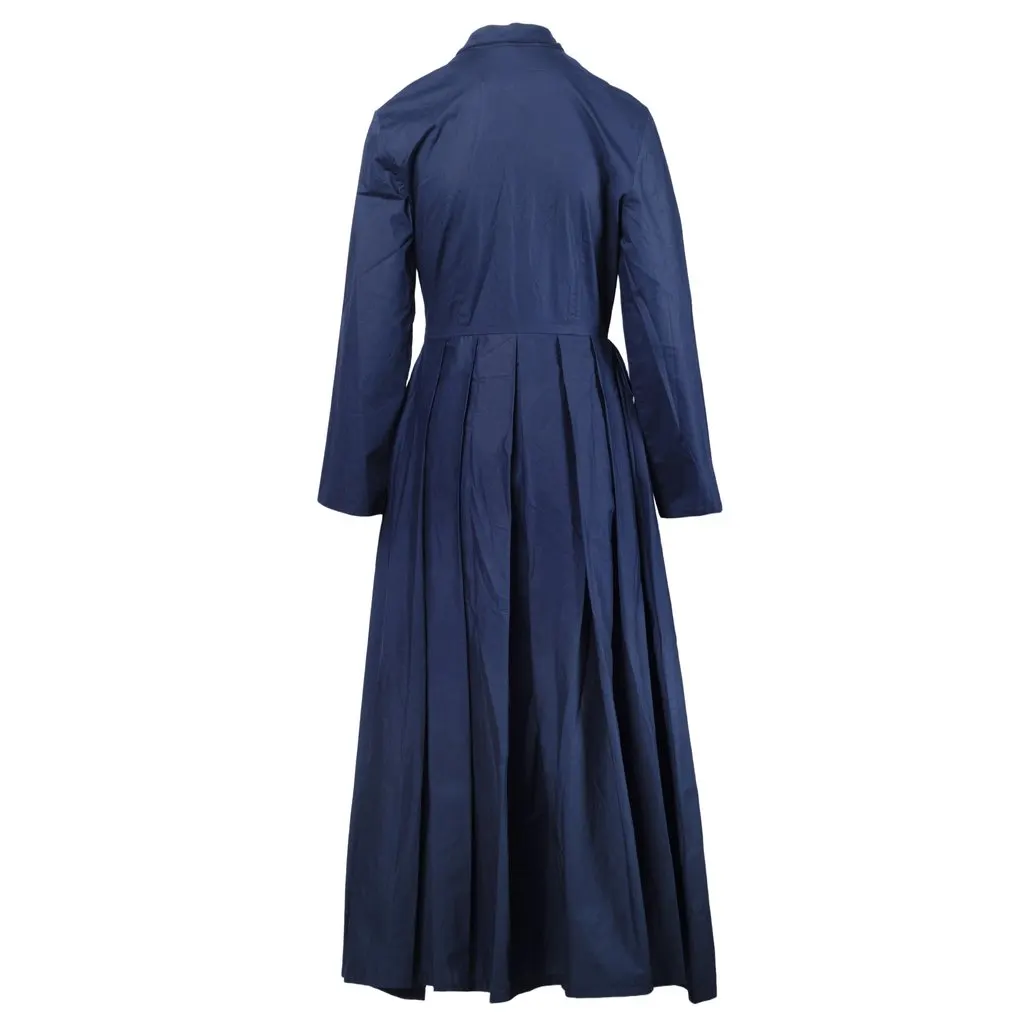 Unsigned Vivetta Navy Blue Long-Sleeve Dress - '10s Navy Good - Inside View
