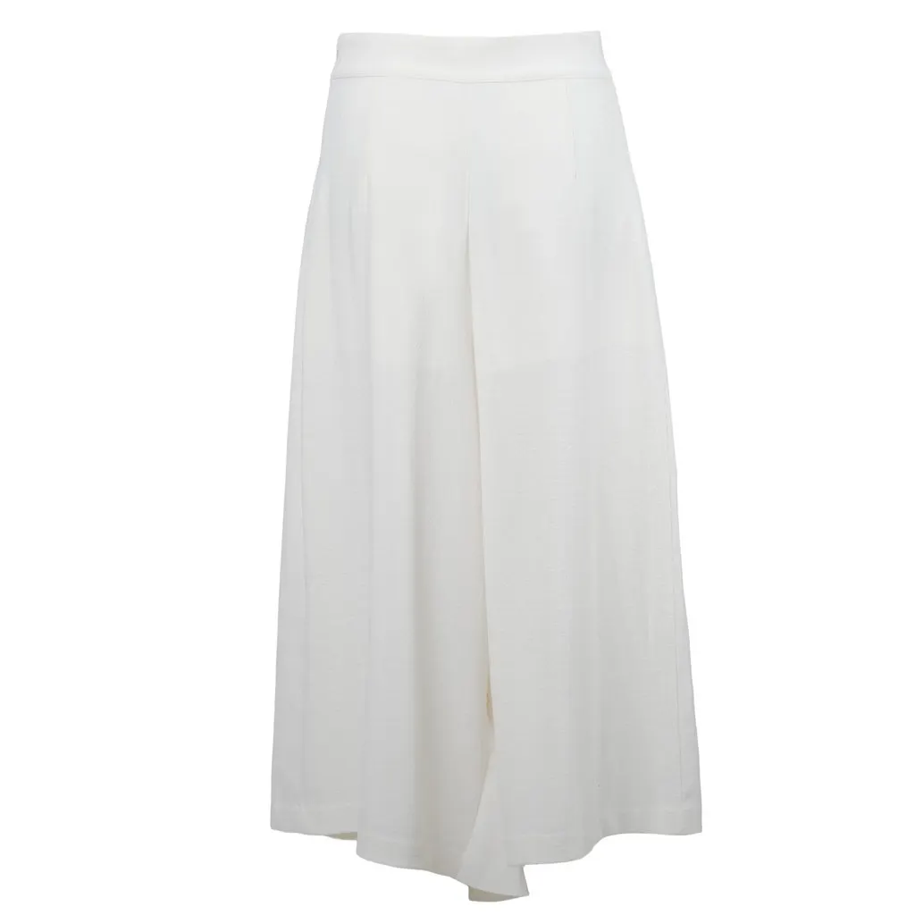 Unsigned Alice Mccall White Ruffle Pants - '10s White Good - Inside View