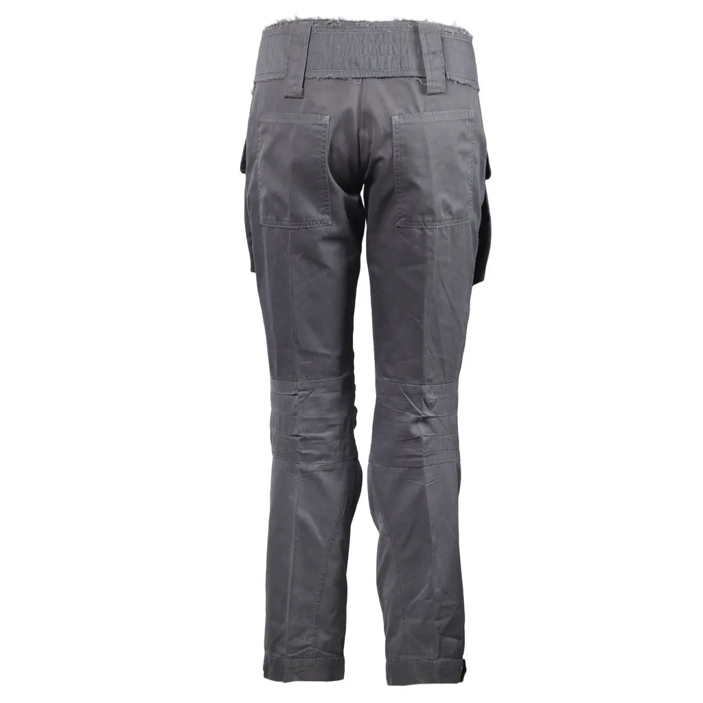 Marithé + François Girbaud Cigarette Trousers With Pockets -'10s White Good - Inside View