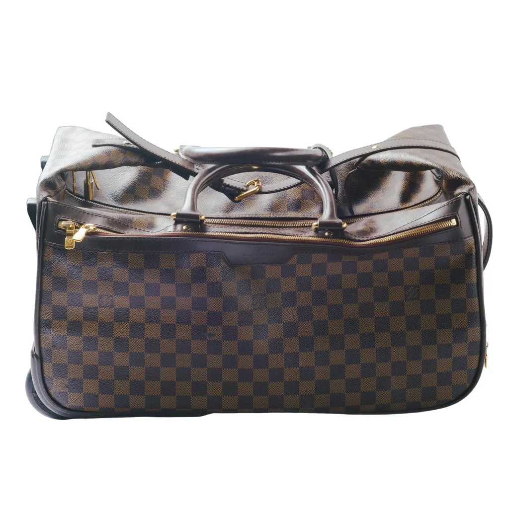 Louis Vuitton 50 Damier Ebene - '10s Brown Canvas Good - Front View