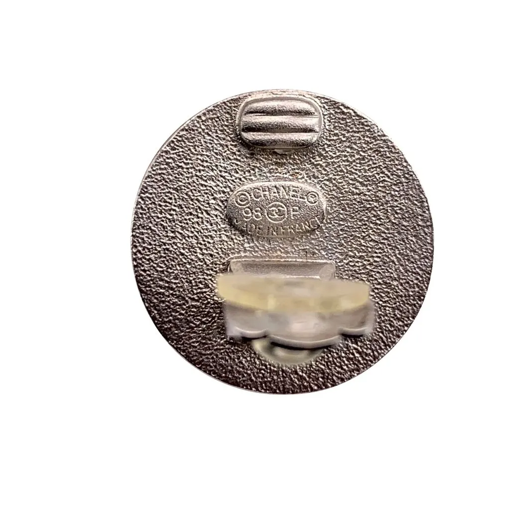 Chanel Earrings Silver Good - Model View
