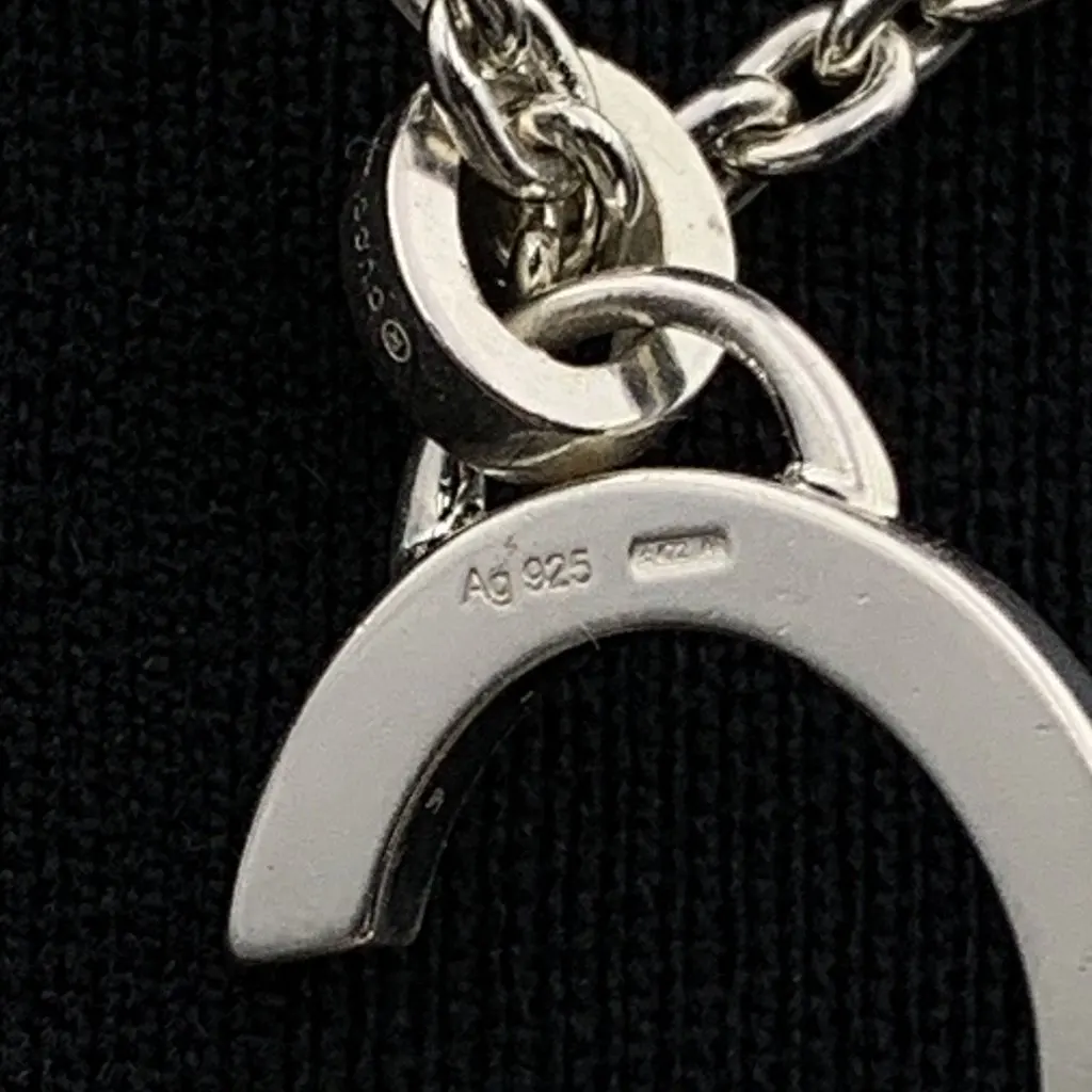 Gucci Necklace Silver Lace Good - Box View
