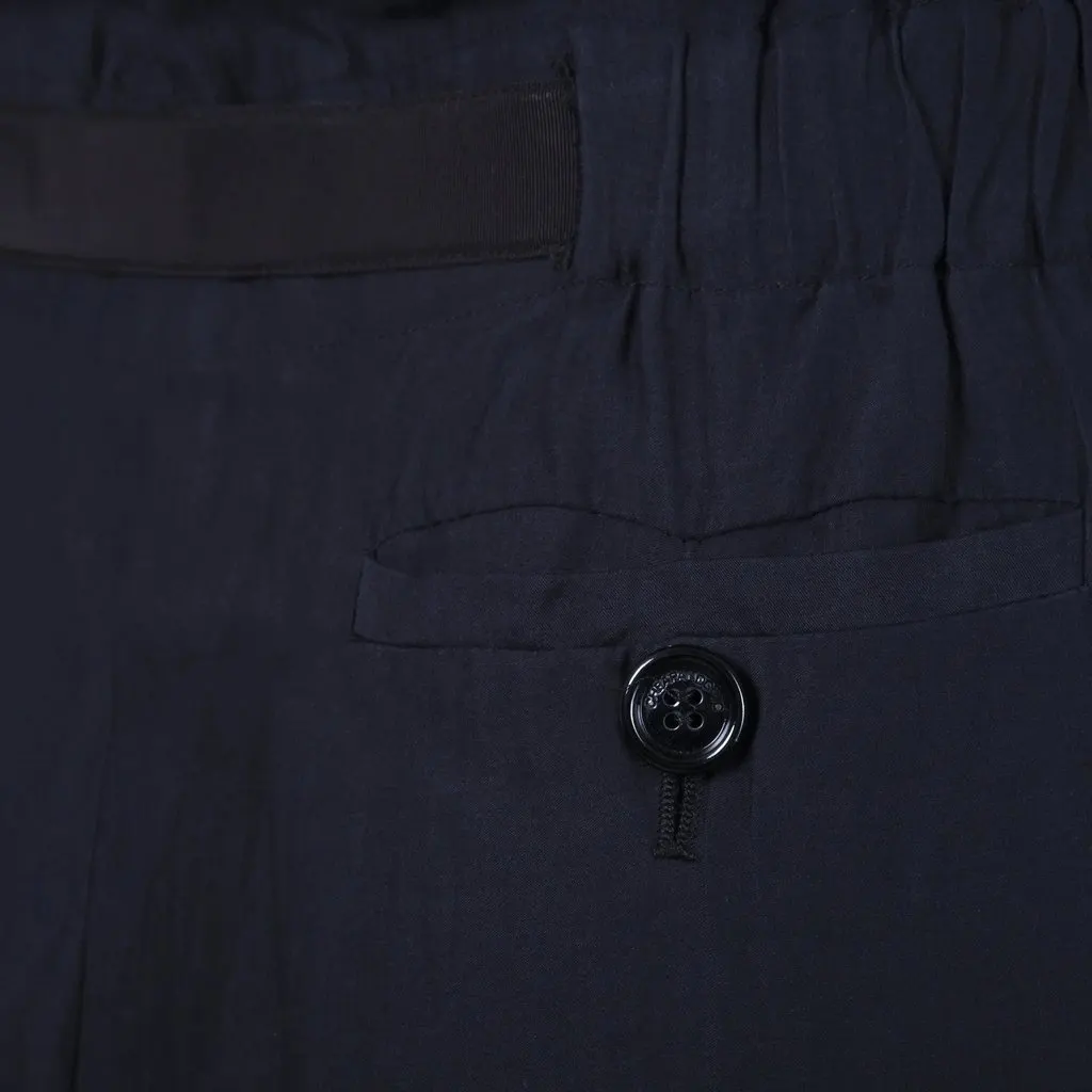 Moschino Blue Jumpsuit - '10s Blue Silk Good - Model View
