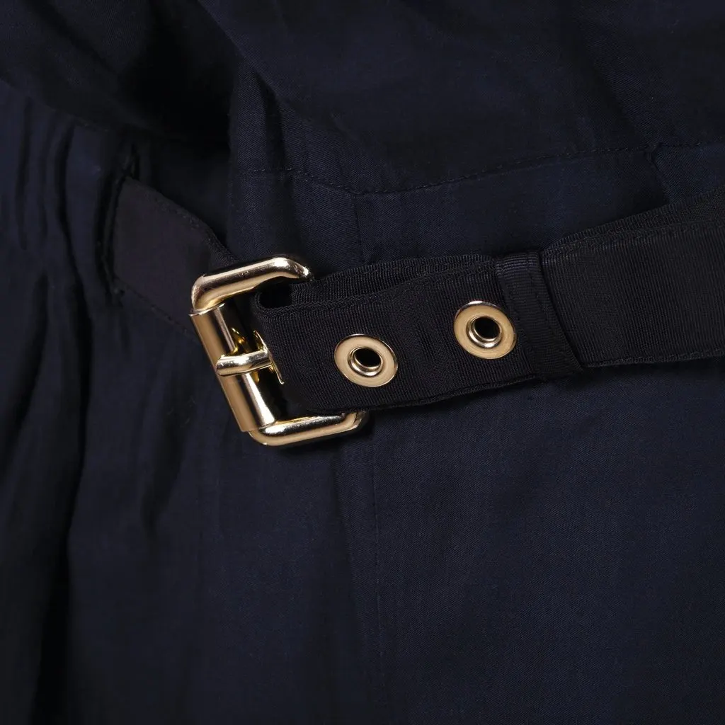 Moschino Blue Jumpsuit - '10s Blue Silk Good - Box View