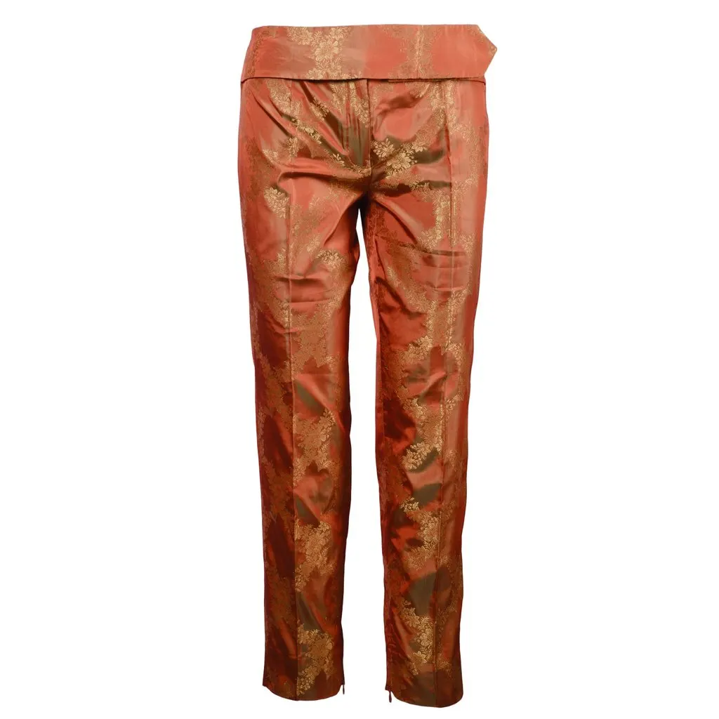 Dolce & Gabbana Straight Leg Pants -'00s MultiColor Good - Front View