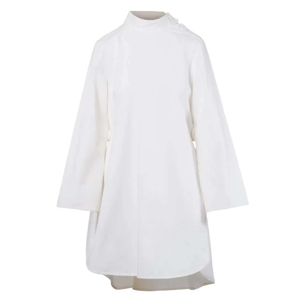 MM6 White Dress - '10s White Good - Front View