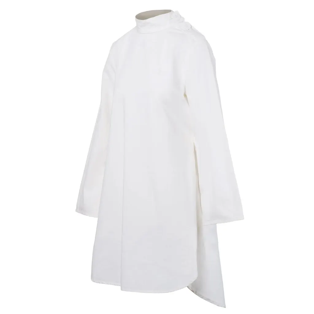 MM6 White Dress - '10s White Good - Back View