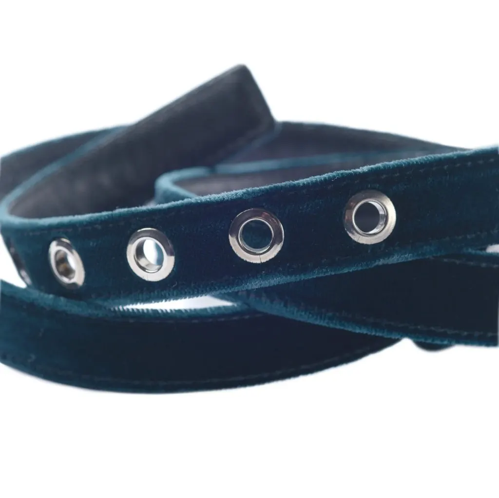Jil Sander Green Belt -10s Green Velvet Good - Back View