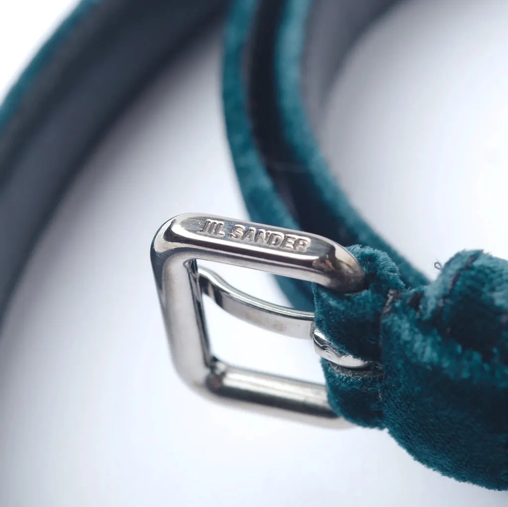 Jil Sander Green Belt -10s Green Velvet Good - Inside View