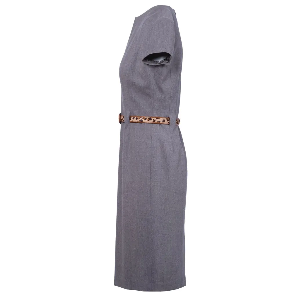 Ralph Lauren Sheath Dress- '10s Grey Good - Back View