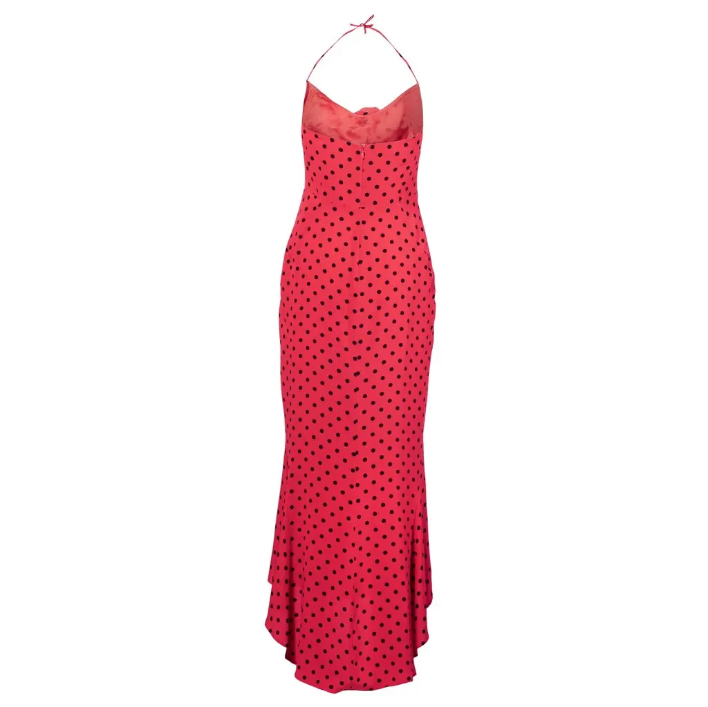 Moschino Polka Dress -'90s White Good - Inside View