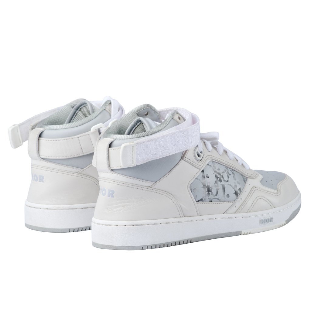 Dior Leather B27 High Top Sneakers - '20s White EU 40 Leathe