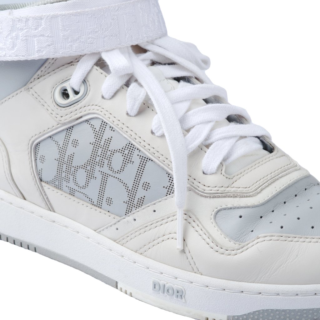 Dior Leather B27 High Top Sneakers - '20s White EU 40 Leathe