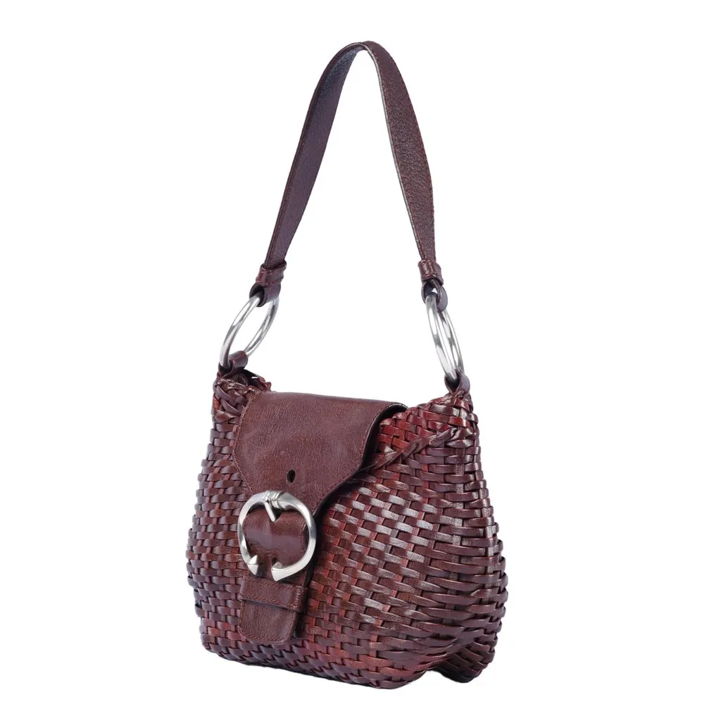 Prada Brown Leather Bag - '10s Brown Leather Good - Back View