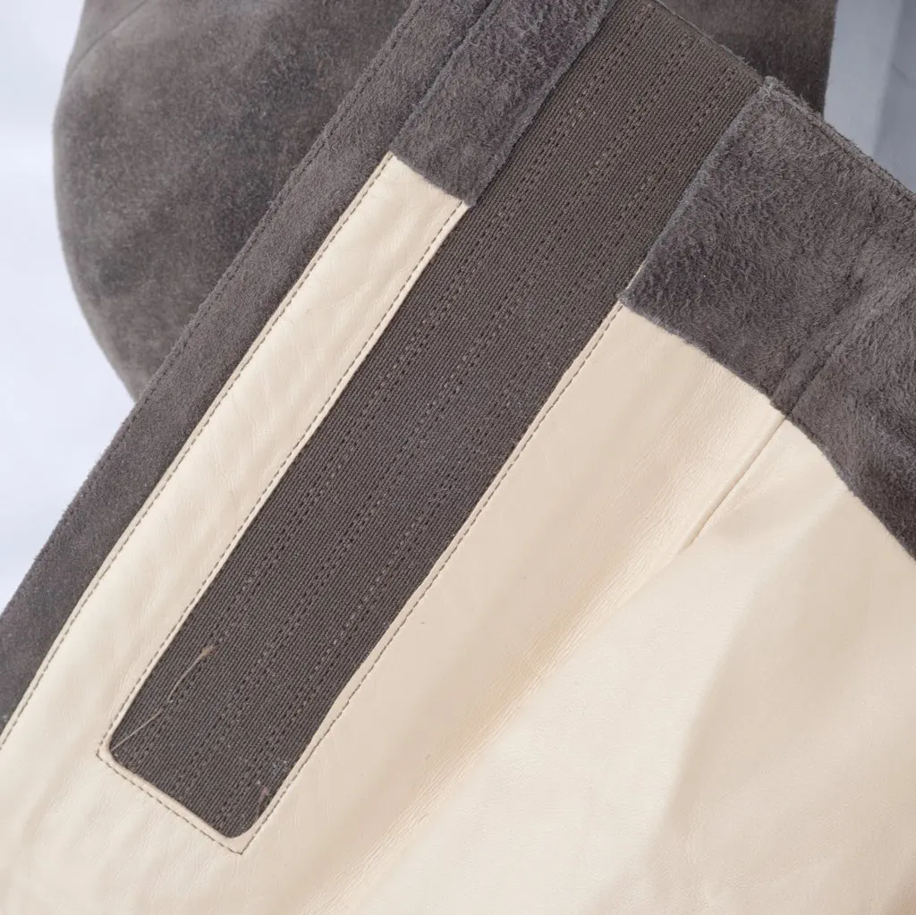 Christian Louboutin Knee-High Boots - '10s Brown Suede Good - Box View