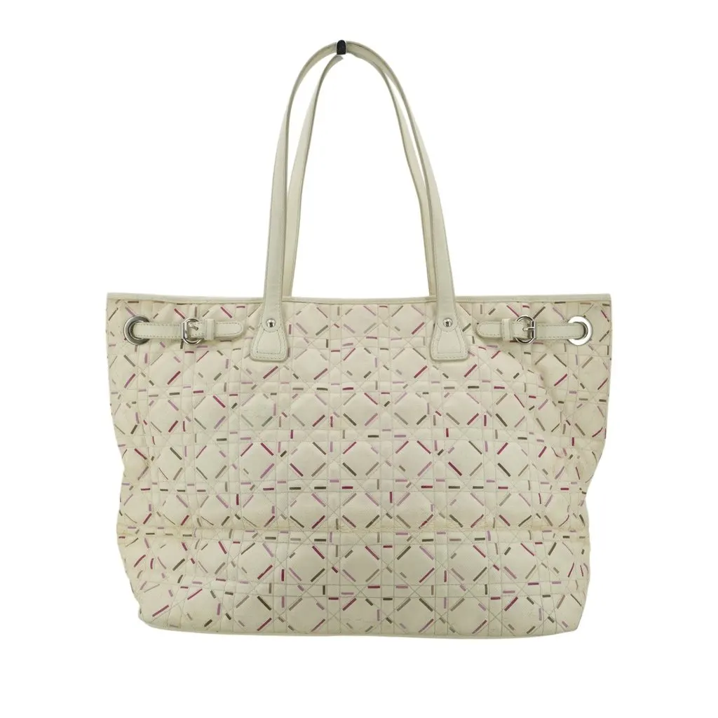 Dior Tote Bag Dior Panarea White Canvas Good - Inside View
