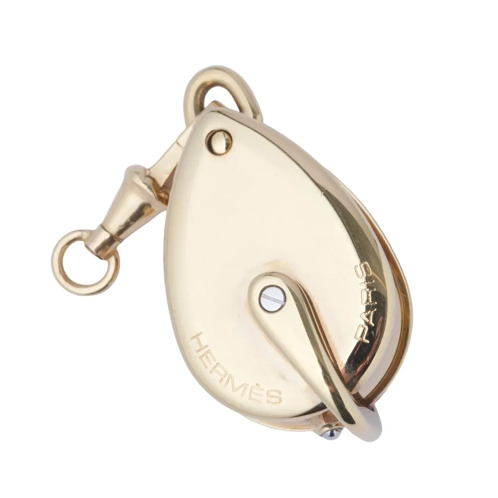 Hermès Secret Watch Pendant Necklace - '80s White Lace Good - Box View