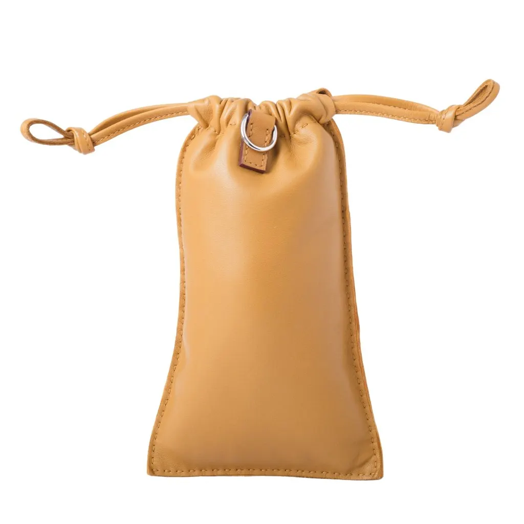 Hermès Pilo Phone Case in Milo Lambskin Red Leather Good - Inside View