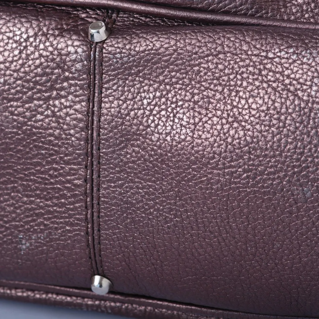 Chloé Leather East West Paddington Zippy Satchel Bag - '00s Brown Leather Good - Model View