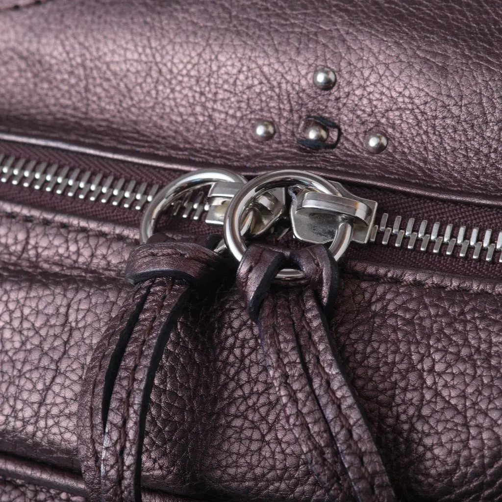 Chloé Leather East West Paddington Zippy Satchel Bag - '00s Brown Leather Good - Box View