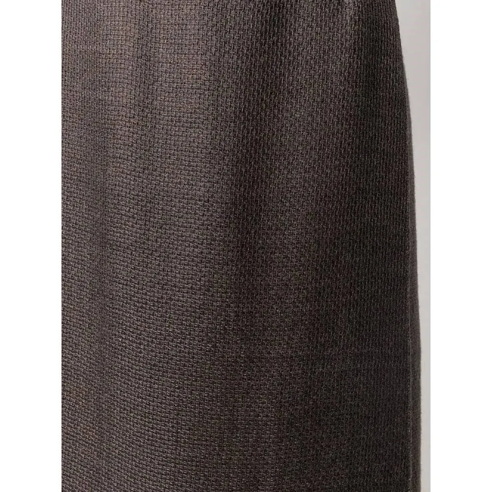 Chanel Grey Mohair Skirt Suit - '90s Grey Silk Good - Box View