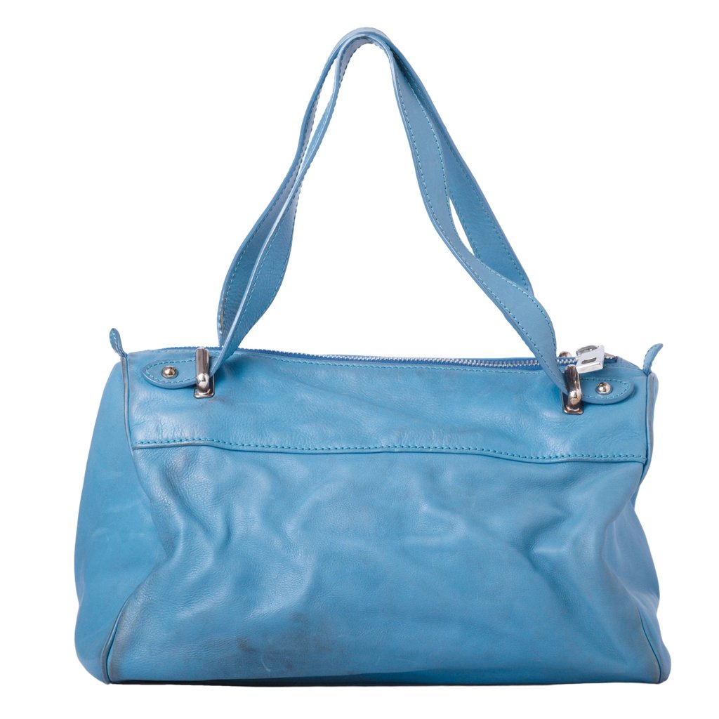 Marc Jacobs Leather Double Buckle Pocket Boston Bag - '00s B