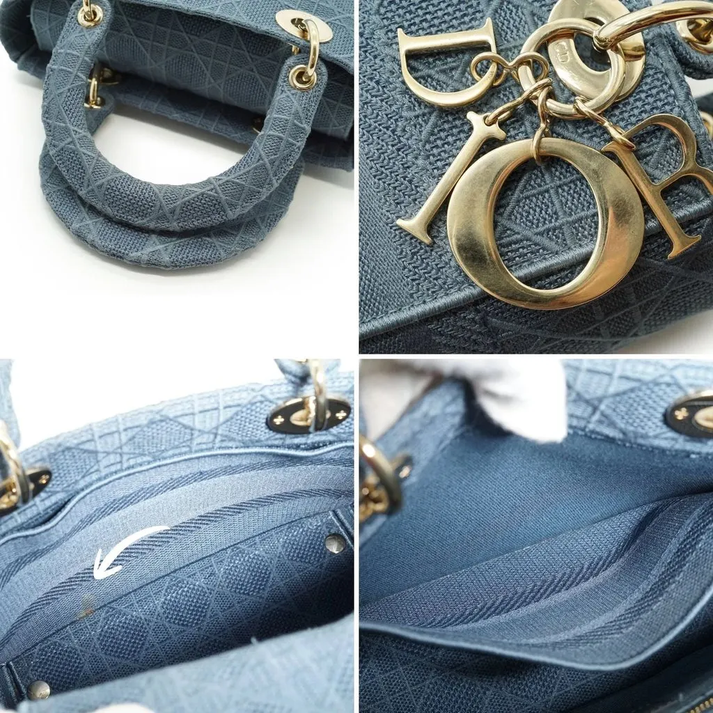 Dior Handbag Lady Dior MultiColor Denim Good - Box View