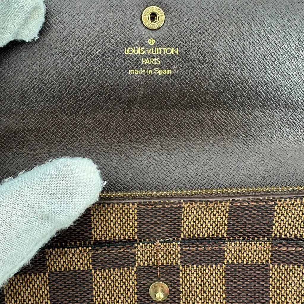 Louis Vuitton Wallet Brown Canvas Good - Box View