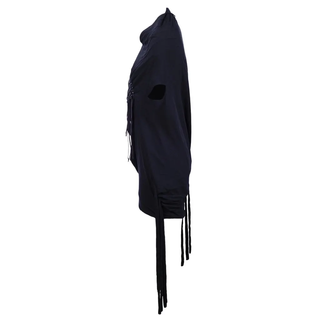 Junya Watanabe Comme des Garçons Junya Watanabe Comme des Garçons Draped Black Top - '10s Black Good - Inside View