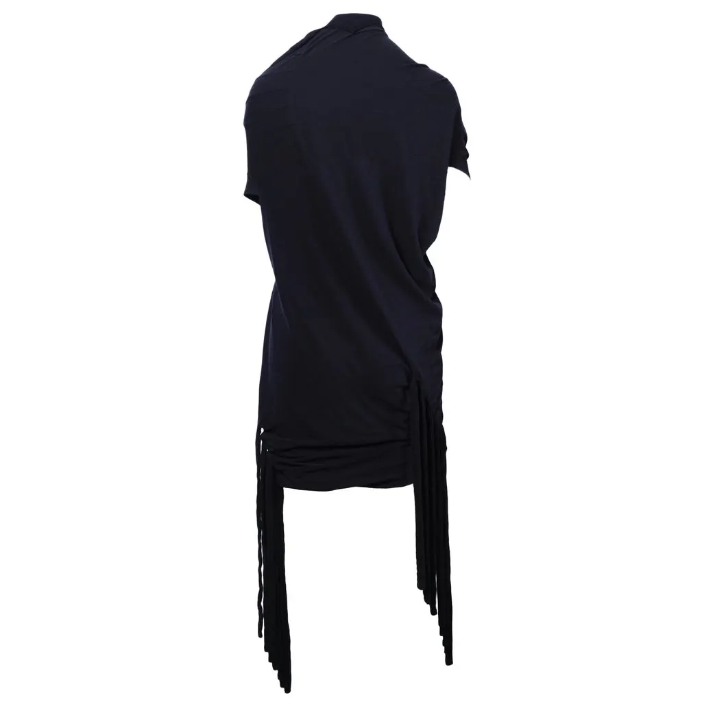 Junya Watanabe Comme des Garçons Junya Watanabe Comme des Garçons Draped Black Top - '10s Black Good - Model View