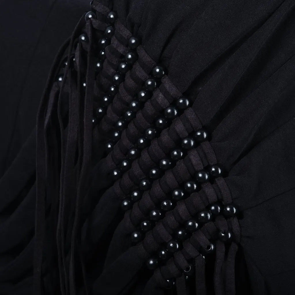 Junya Watanabe Comme des Garçons Junya Watanabe Comme des Garçons Draped Black Top - '10s Black Good - Box View