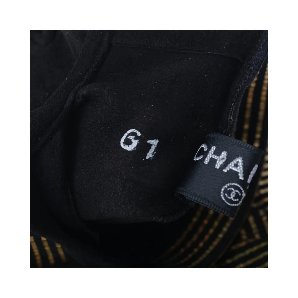 Chanel Paris–New York CC Fingerless Gloves with Tags - '10s Black Good - Box View
