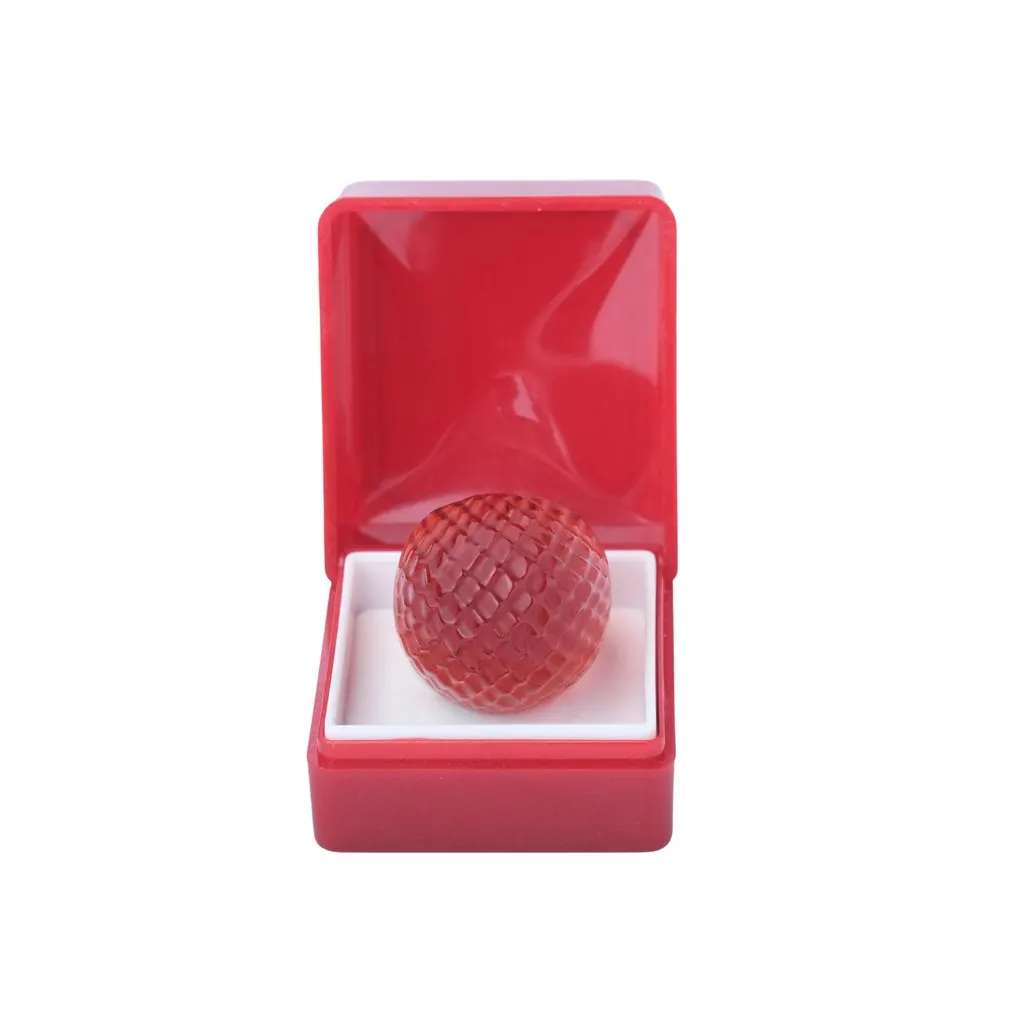 Unsigned Lalique Bague Serpent Ruby Red Crystal Ring Snake Jewelry Mib - '00s Red Good - Back View