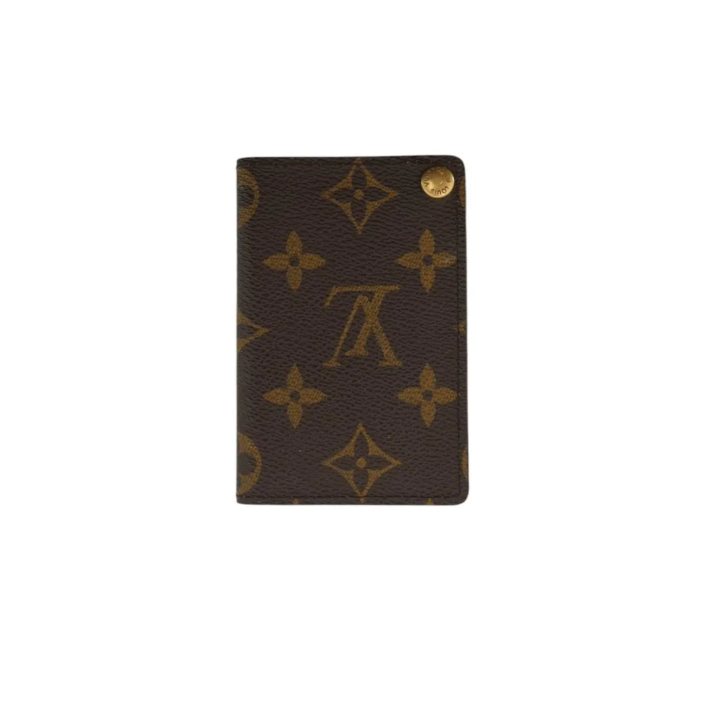Louis Vuitton Wallet Brown Canvas Good - Back View