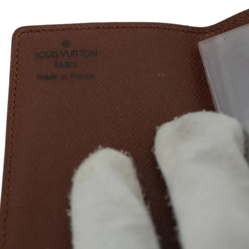 Louis Vuitton Wallet Brown Canvas Good - Model View