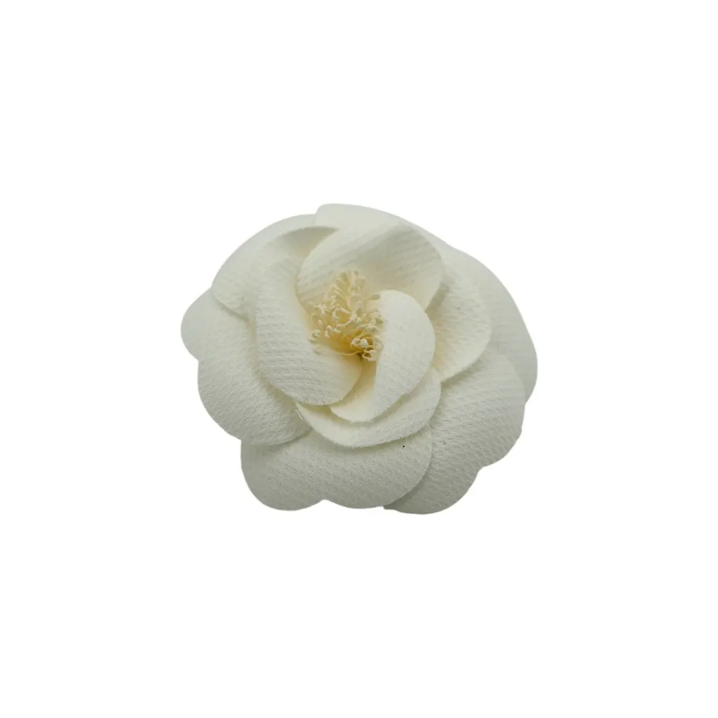 Chanel Brooch Camel Good - Front View